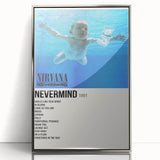 Nirvana Nevermind Poster - Retro 90s Wall Art - Vintage Rock Art Print