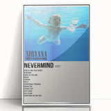 Nirvana Nevermind Poster - Retro 90s Wall Art - Vintage Rock Art Print