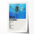 Nirvana Nevermind Poster - Retro 90s Wall Art - Vintage Rock Art Print