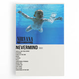 Nirvana Nevermind Poster - Retro 90s Wall Art - Vintage Rock Art Print