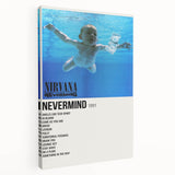Nirvana Nevermind Poster - Retro 90s Wall Art - Vintage Rock Art Print