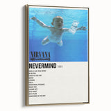 Nirvana Nevermind Poster - Retro 90s Wall Art - Vintage Rock Art Print