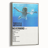 Nirvana Nevermind Poster - Retro 90s Wall Art - Vintage Rock Art Print