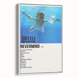 Nirvana Nevermind Poster - Retro 90s Wall Art - Vintage Rock Art Print