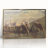 Expressionist Art of Summer Herds | Contemporary Expressionism Wall Art
