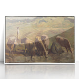 Expressionist Art of Summer Herds | Contemporary Expressionism Wall Art