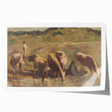Expressionist Art of Summer Herds | Contemporary Expressionism Wall Art