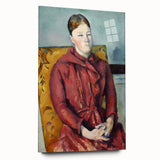 Impressionist Portrait - Madame Cézanne in Yellow Chair by Cézanne