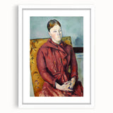 Impressionist Portrait - Madame Cézanne in Yellow Chair by Cézanne