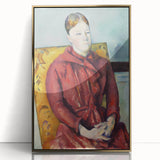 Impressionist Portrait - Madame Cézanne in Yellow Chair by Cézanne