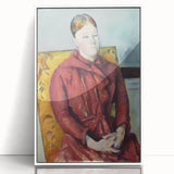 Impressionist Portrait - Madame Cézanne in Yellow Chair by Cézanne