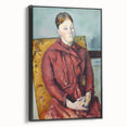 Impressionist Portrait - Madame Cézanne in Yellow Chair by Cézanne