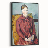Impressionist Portrait - Madame Cézanne in Yellow Chair by Cézanne