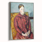 Impressionist Portrait - Madame Cézanne in Yellow Chair by Cézanne
