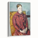 Impressionist Portrait - Madame Cézanne in Yellow Chair by Cézanne