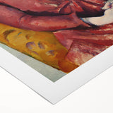 Impressionist Portrait - Madame Cézanne in Yellow Chair by Cézanne