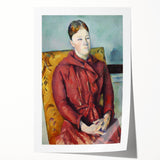 Impressionist Portrait - Madame Cézanne in Yellow Chair by Cézanne