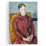 Impressionist Portrait - Madame Cézanne in Yellow Chair by Cézanne