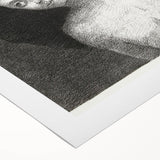 Modern Wall Art - The Fallen Angel by Odilon Redon - Mystical Black & White Decor