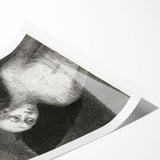 Modern Wall Art - The Fallen Angel by Odilon Redon - Mystical Black & White Decor