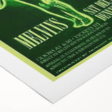 Nirvana Concert Poster - Retro Green Aesthetic - Vintage Rock Art Print