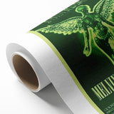 Nirvana Concert Poster - Retro Green Aesthetic - Vintage Rock Art Print