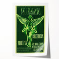 Nirvana Concert Poster - Retro Green Aesthetic - Vintage Rock Art Print