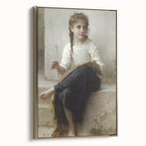 Classical Realism Portrait - Young Girl in Repose