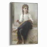 Classical Realism Portrait - Young Girl in Repose