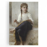 Classical Realism Portrait - Young Girl in Repose