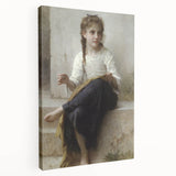 Classical Realism Portrait - Young Girl in Repose