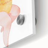 Underwater Swimmer Girls Room Wall Art - Playful Nursery Print