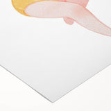 Underwater Swimmer Girls Room Wall Art - Playful Nursery Print