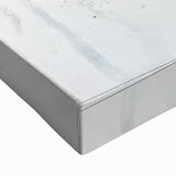 Close-up view of a vibrant abstract floral stretched canvas artwork, showcasing intricate details and rich colors, ideal for modern home decor or gallery display.