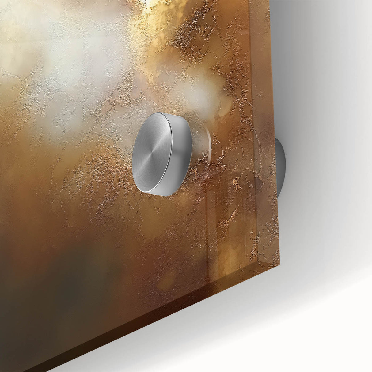 Abstract Art Prints – Ethereal Brown and Gold Modern Wall Decor