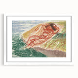 Abstract Expressionism Sunbathing | Vibrant Contemporary Wall Art