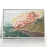 Abstract Expressionism Sunbathing | Vibrant Contemporary Wall Art