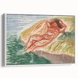 Abstract Expressionism Sunbathing | Vibrant Contemporary Wall Art