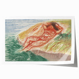 Abstract Expressionism Sunbathing | Vibrant Contemporary Wall Art
