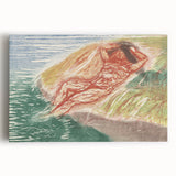 Abstract Expressionism Sunbathing | Vibrant Contemporary Wall Art