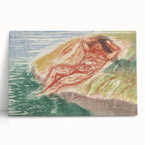 Abstract Expressionism Sunbathing | Vibrant Contemporary Wall Art