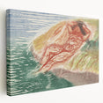 Abstract Expressionism Sunbathing | Vibrant Contemporary Wall Art
