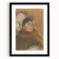 Impressionist Portrait - Madame Dietz-Monnin by Degas Wall Art Print