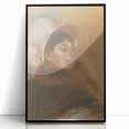 Impressionist Portrait - Madame Dietz-Monnin by Degas Wall Art Print