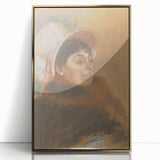 Impressionist Portrait - Madame Dietz-Monnin by Degas Wall Art Print
