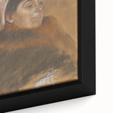 Impressionist Portrait - Madame Dietz-Monnin by Degas Wall Art Print