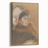 Impressionist Portrait - Madame Dietz-Monnin by Degas Wall Art Print