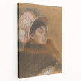 Impressionist Portrait - Madame Dietz-Monnin by Degas Wall Art Print