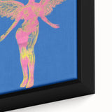 Nirvana Angel Poster - Retro Neon Aesthetic - Vintage Rock Art Print