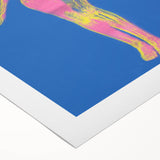 Nirvana Angel Poster - Retro Neon Aesthetic - Vintage Rock Art Print